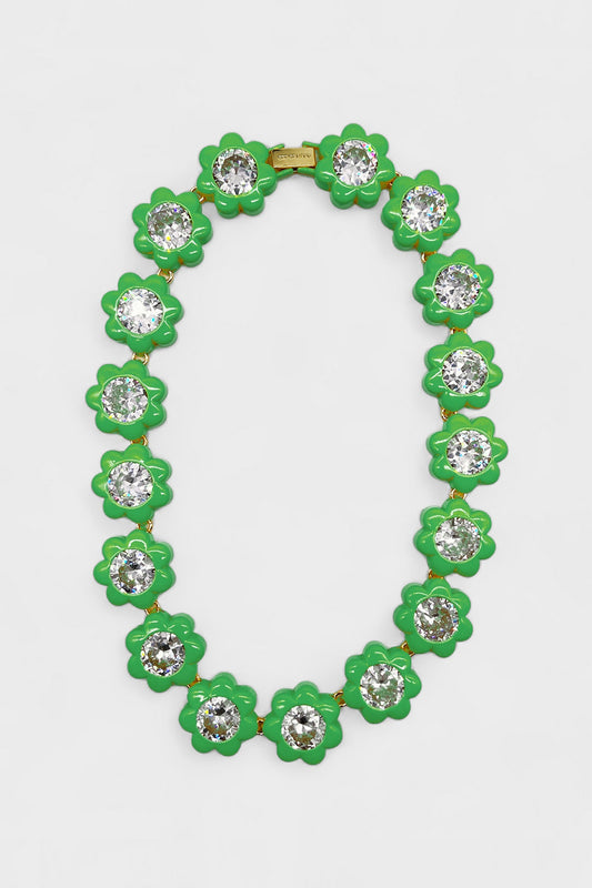 Florence Statement Necklace Forest