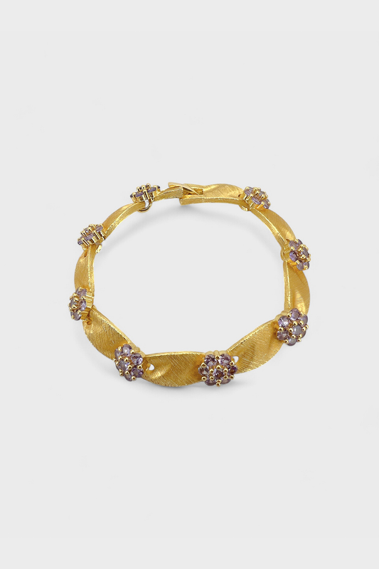 Seraphina Bracelet Gold/Lilac