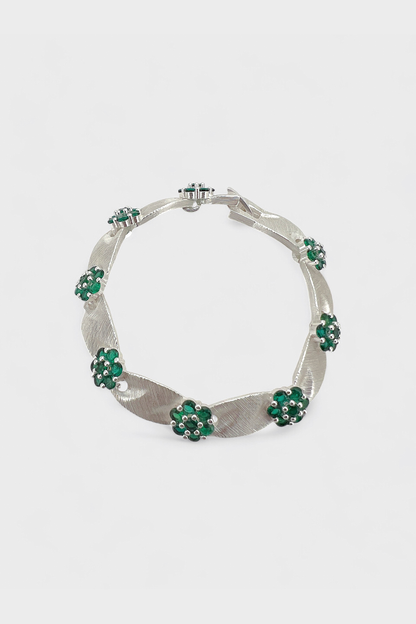 Seraphina Bracelet Silver/Green