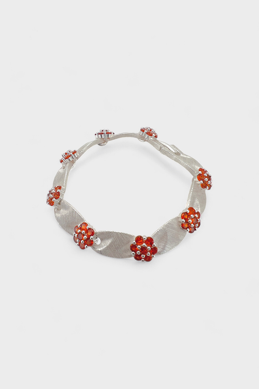 Seraphina Bracelet Silver/Orange