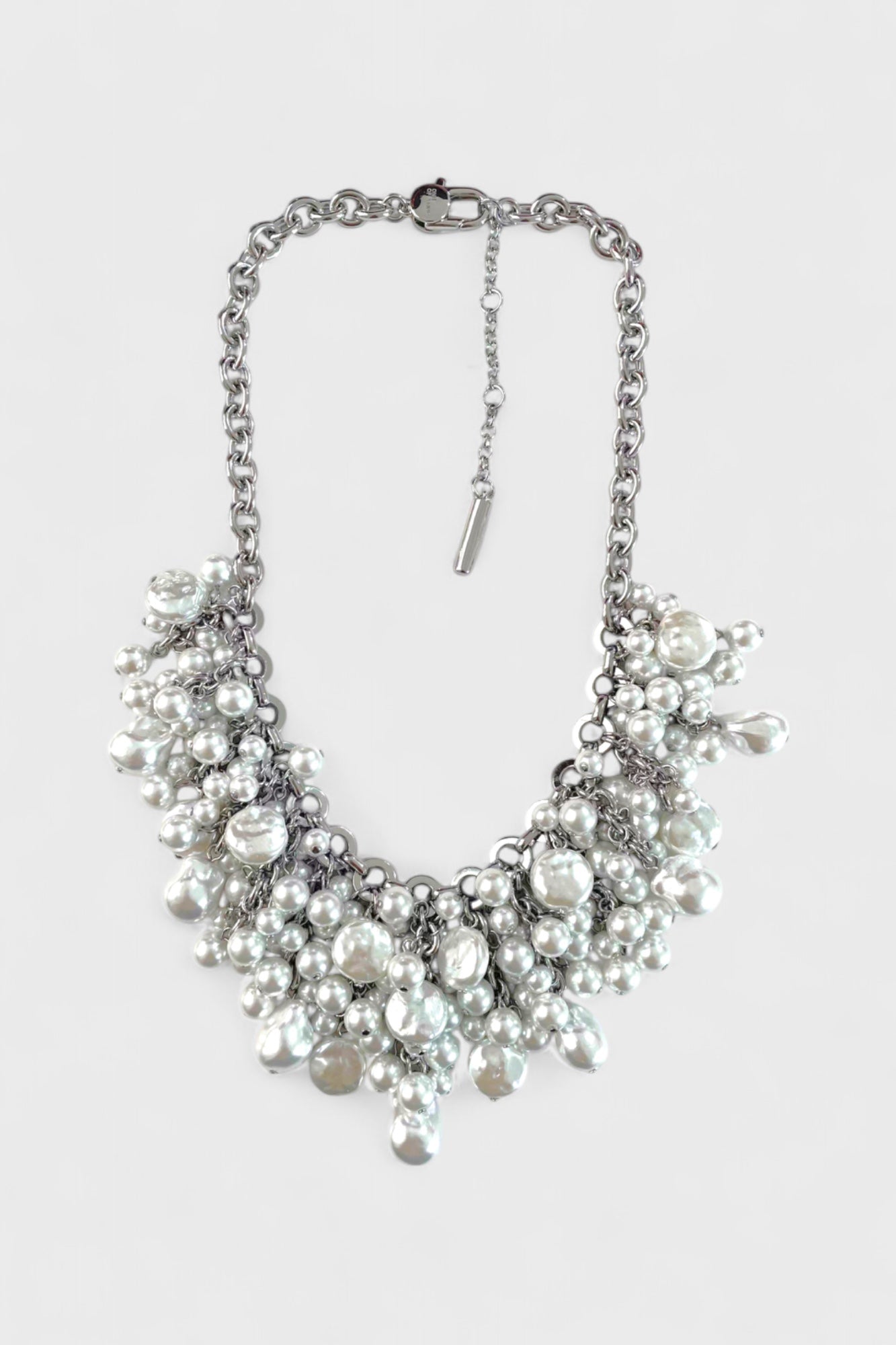 Pearl Obsession Cascade Necklace Gold