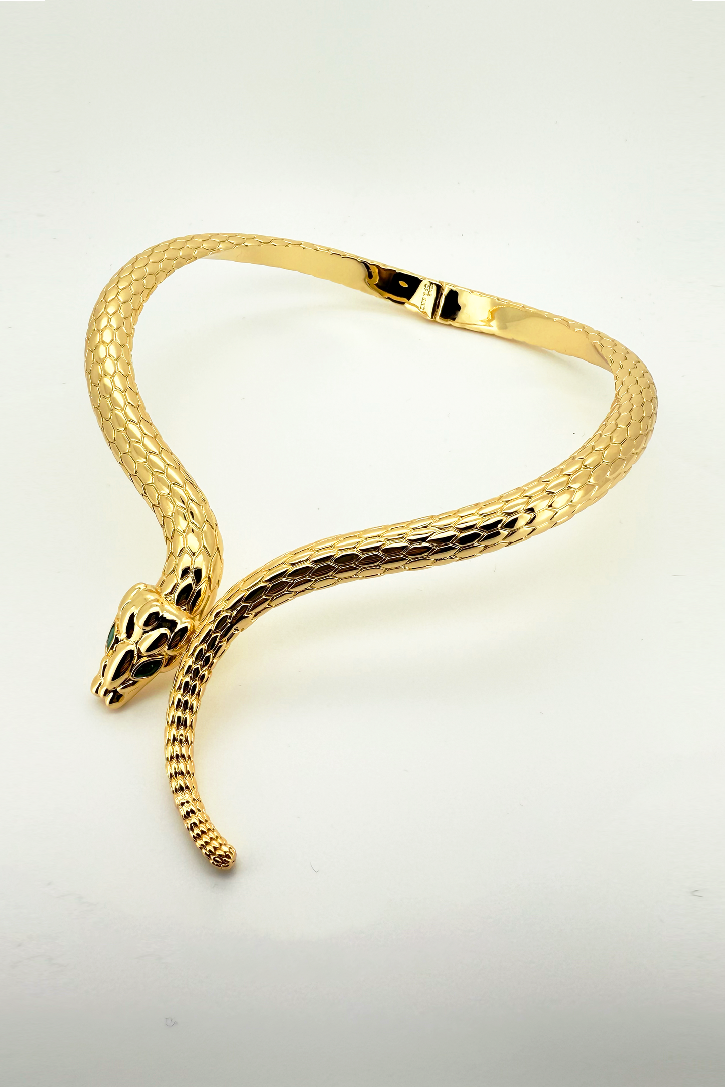 Year Of The Snake Necklace Gold