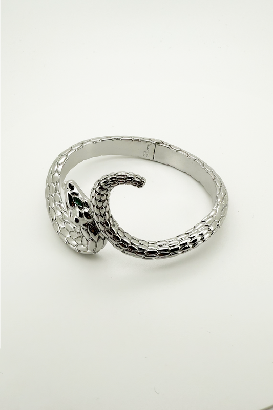 Year Of The Snake Bracelet Silver