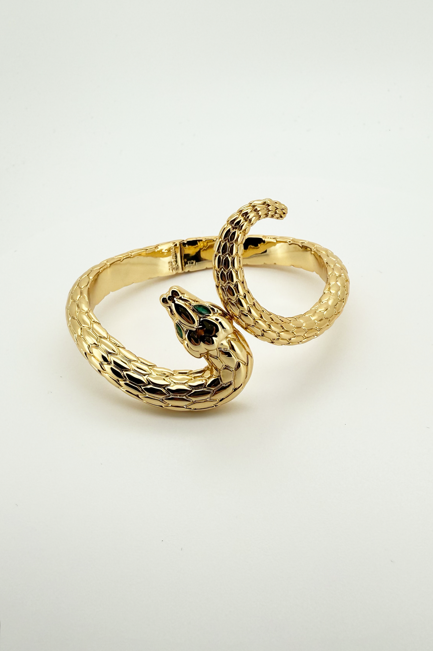 Year Of The Snake Bracelet Antique Gold