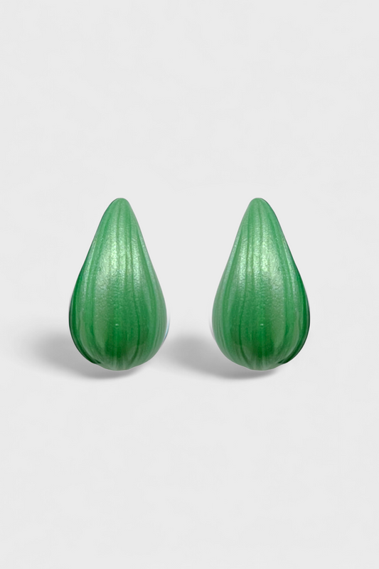 Acrylic Teardrop Earrings Seafoam Green